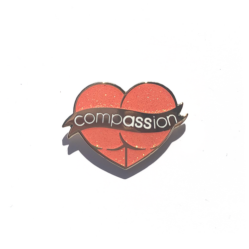 CompASSion Enamel Pin