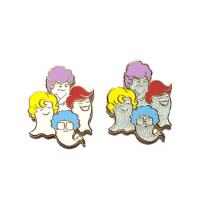 Golden Ghouls Enamel Pin