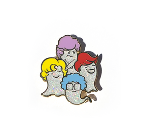Golden Ghouls Enamel Pin