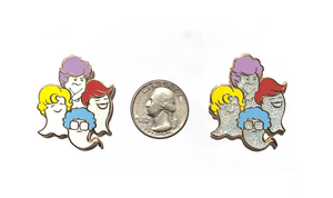 Golden Ghouls Enamel Pin