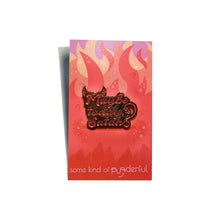 "Maybe Today Satan" Enamel Pin