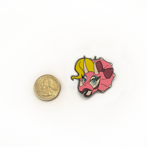 Trixceratops Enamel Pin