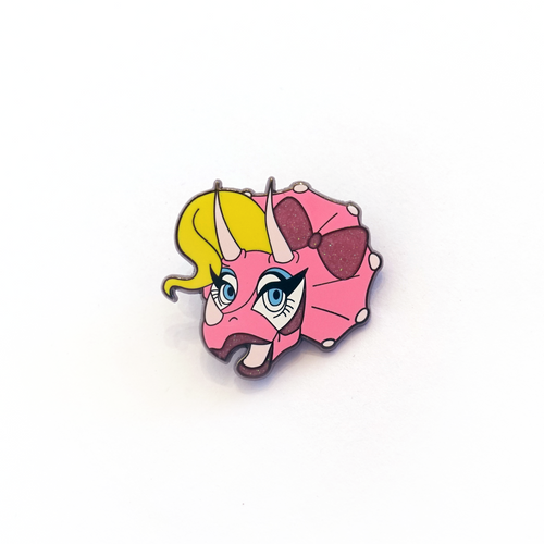 Trixceratops Enamel Pin